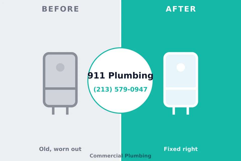 Before and after: plumbing repair Lake City, SC